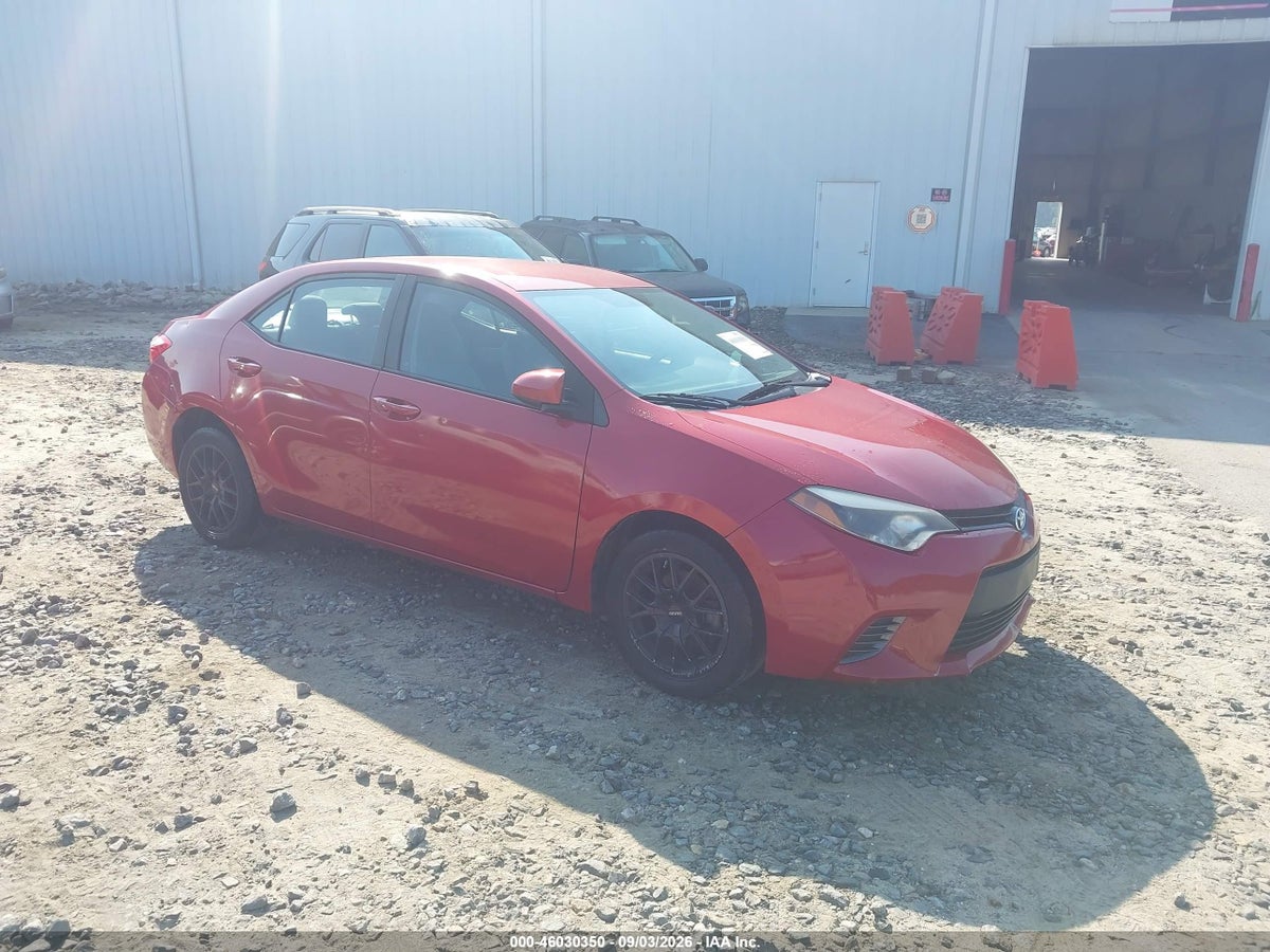 2016 TOYOTA COROLLA LE