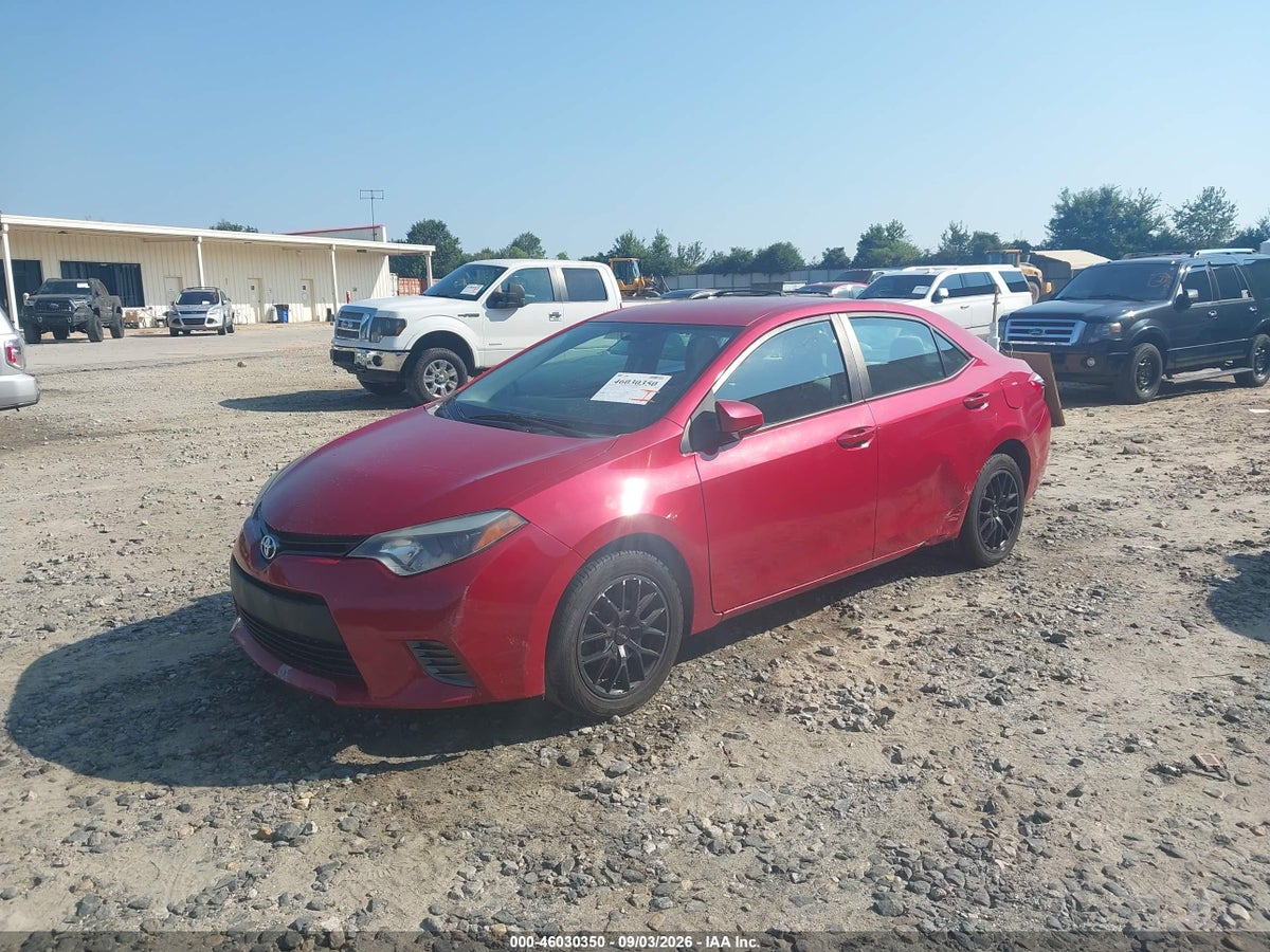 2016 TOYOTA COROLLA LE — снимка 2