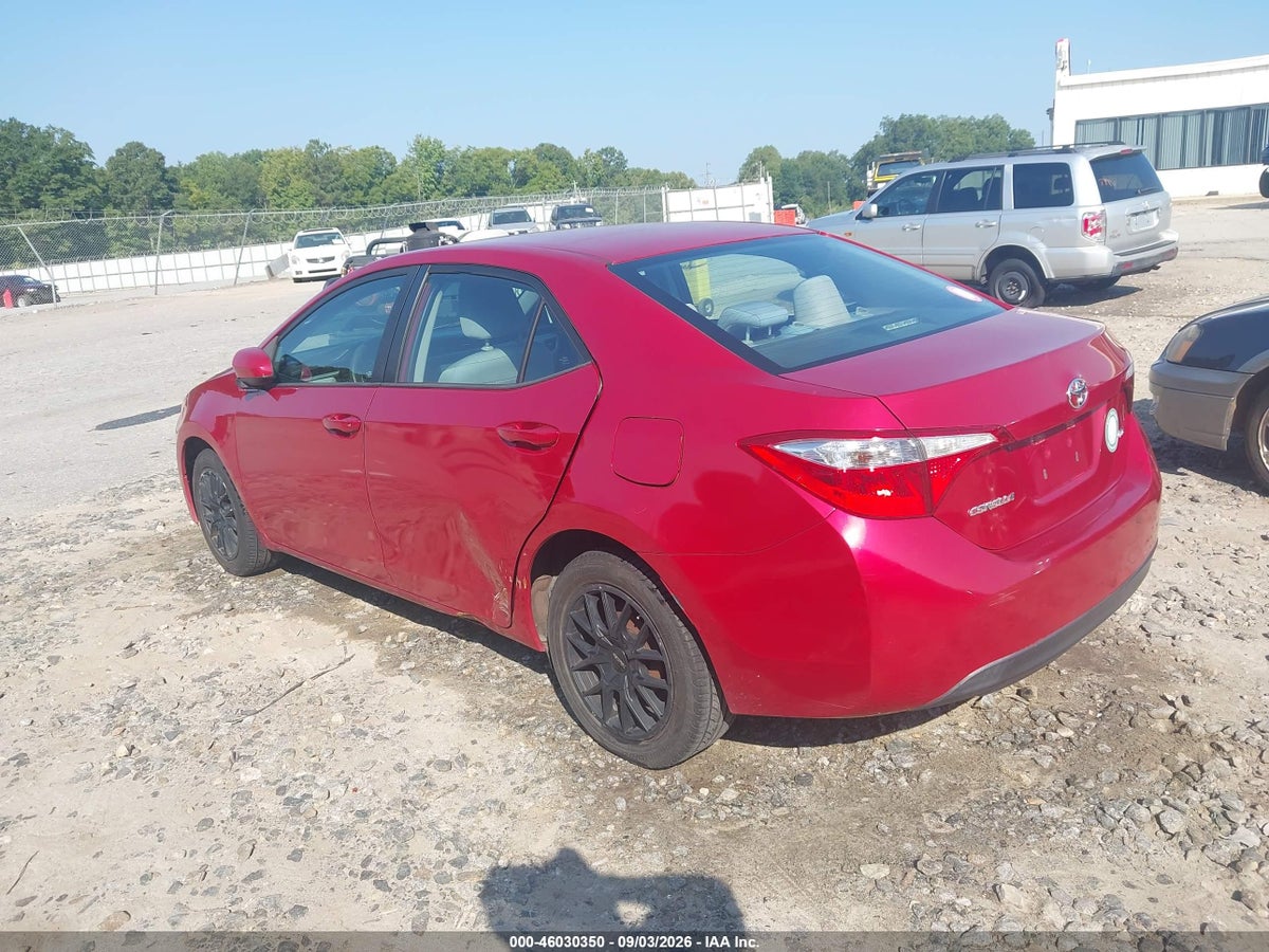 2016 TOYOTA COROLLA LE — снимка 3