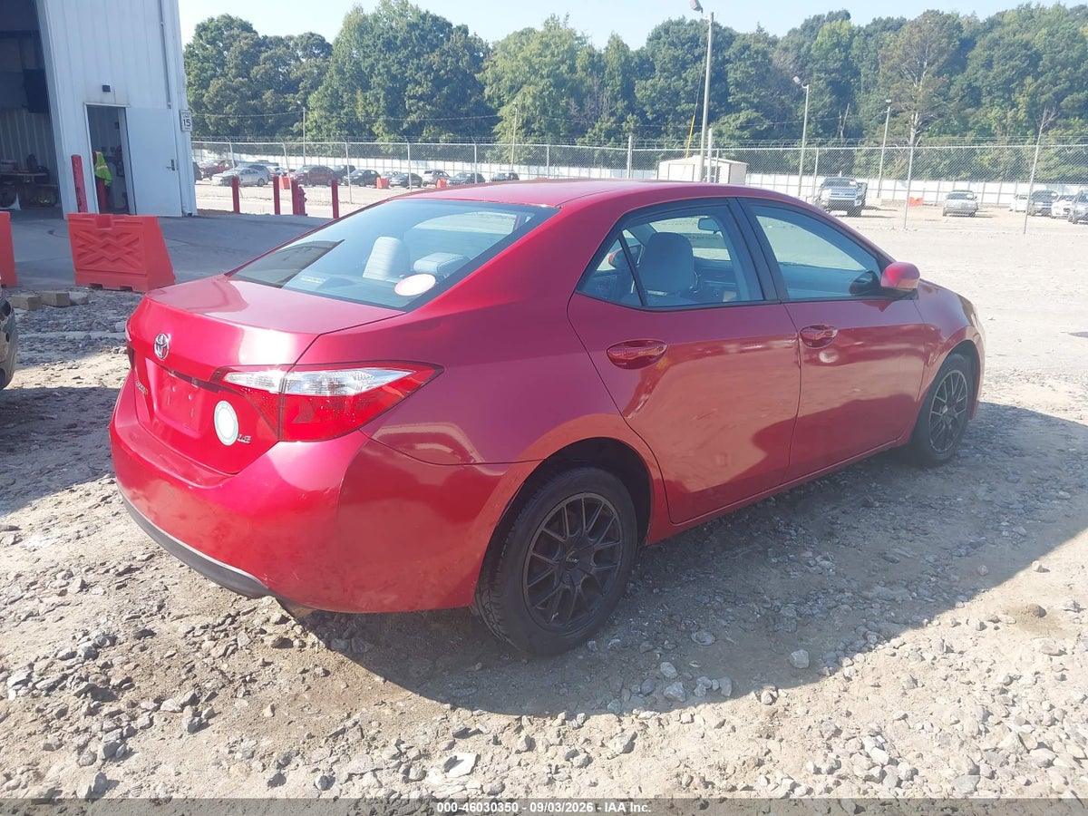 2016 TOYOTA COROLLA LE — снимка 4