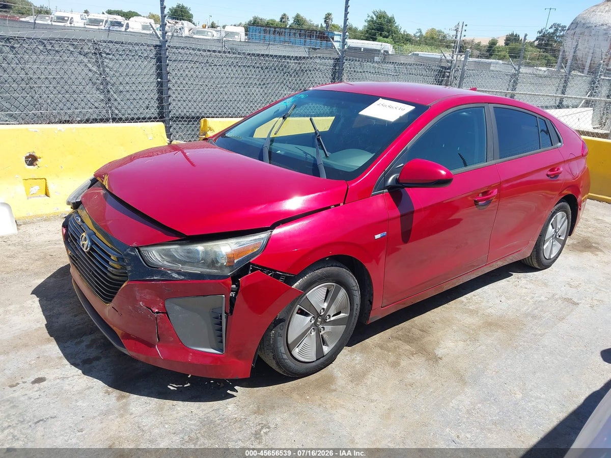 2019 HYUNDAI IONIQ HYBRID BLUE — снимка 2