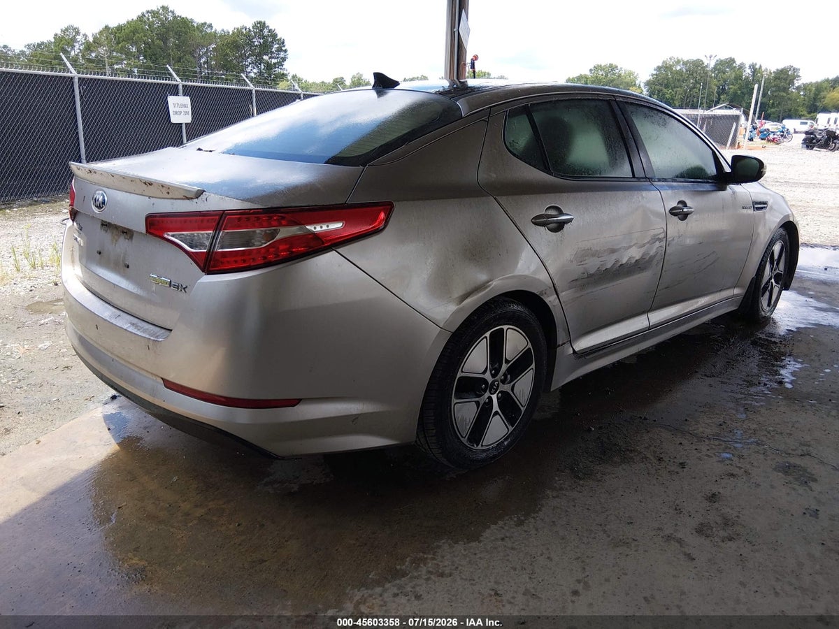2013 KIA OPTIMA HYBRID EX — снимка 4