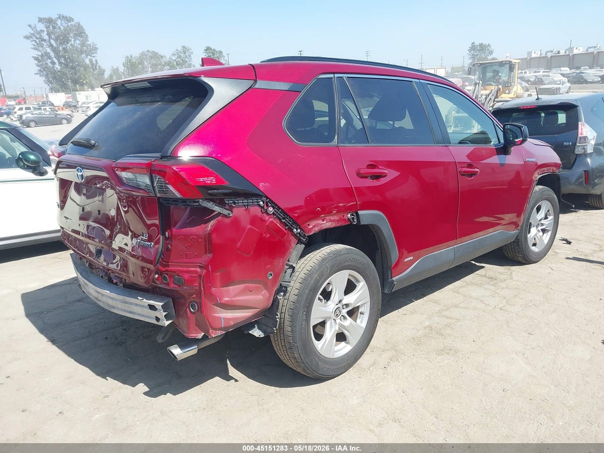 2021 TOYOTA RAV4 HYBRID LE — снимка 4