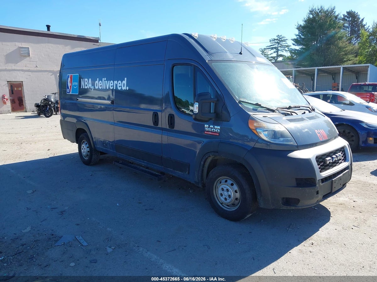 2019 RAM PROMASTER 3500 CARGO VAN HIGH ROOF 159 WB EXT