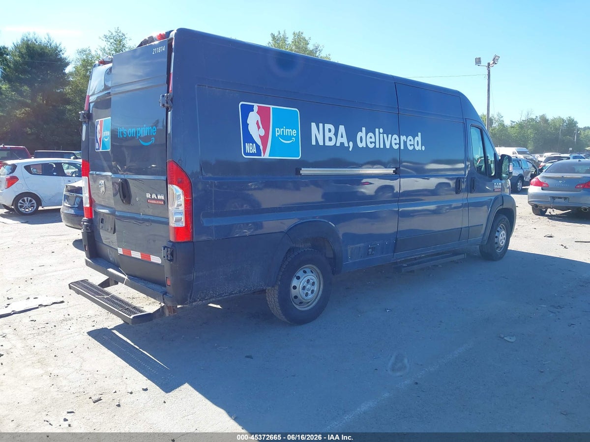 2019 RAM PROMASTER 3500 CARGO VAN HIGH ROOF 159 WB EXT — снимка 4