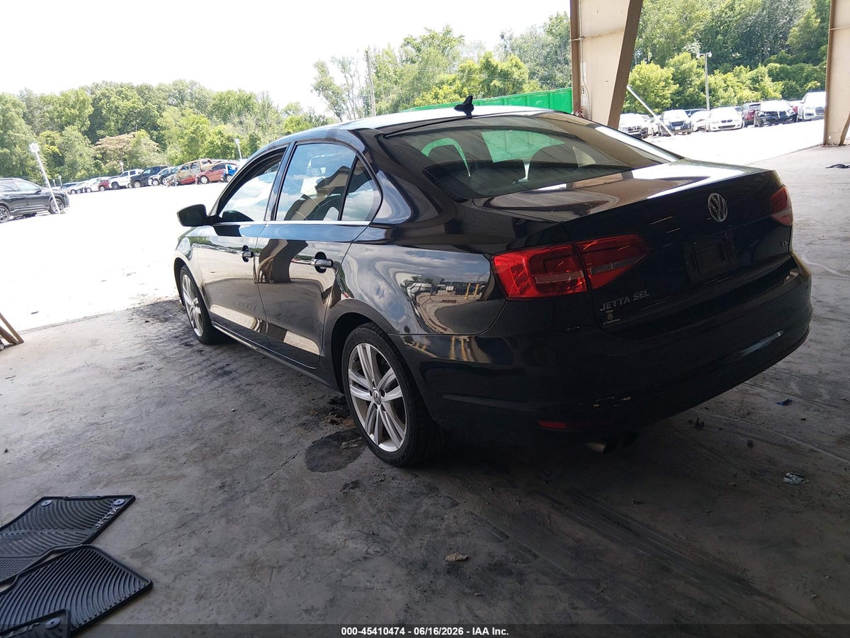 2015 VOLKSWAGEN JETTA 1.8T SEL — снимка 3