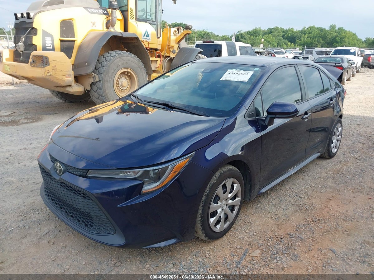 2020 TOYOTA COROLLA LE — снимка 2