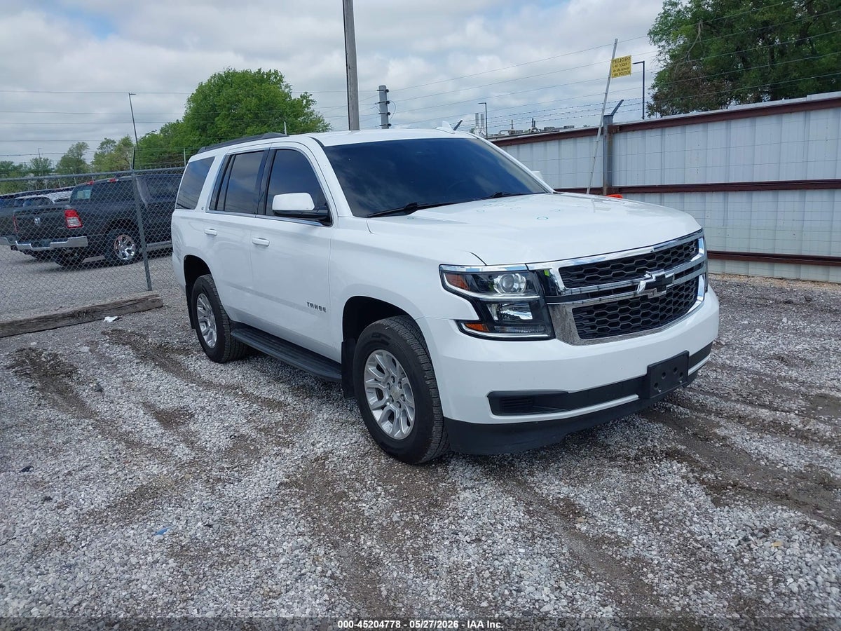 2019 CHEVROLET TAHOE LT