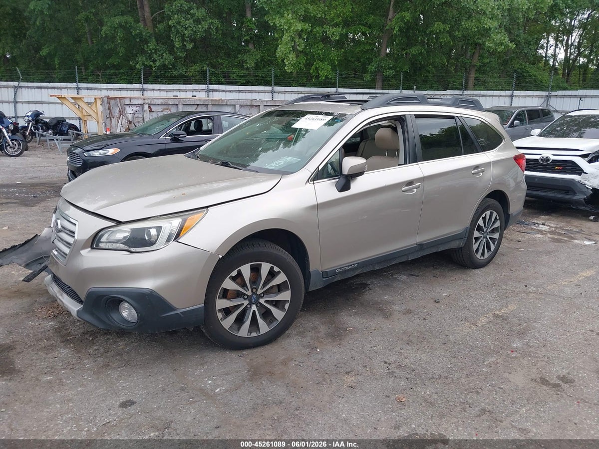 2015 SUBARU OUTBACK 2.5I LIMITED — снимка 2