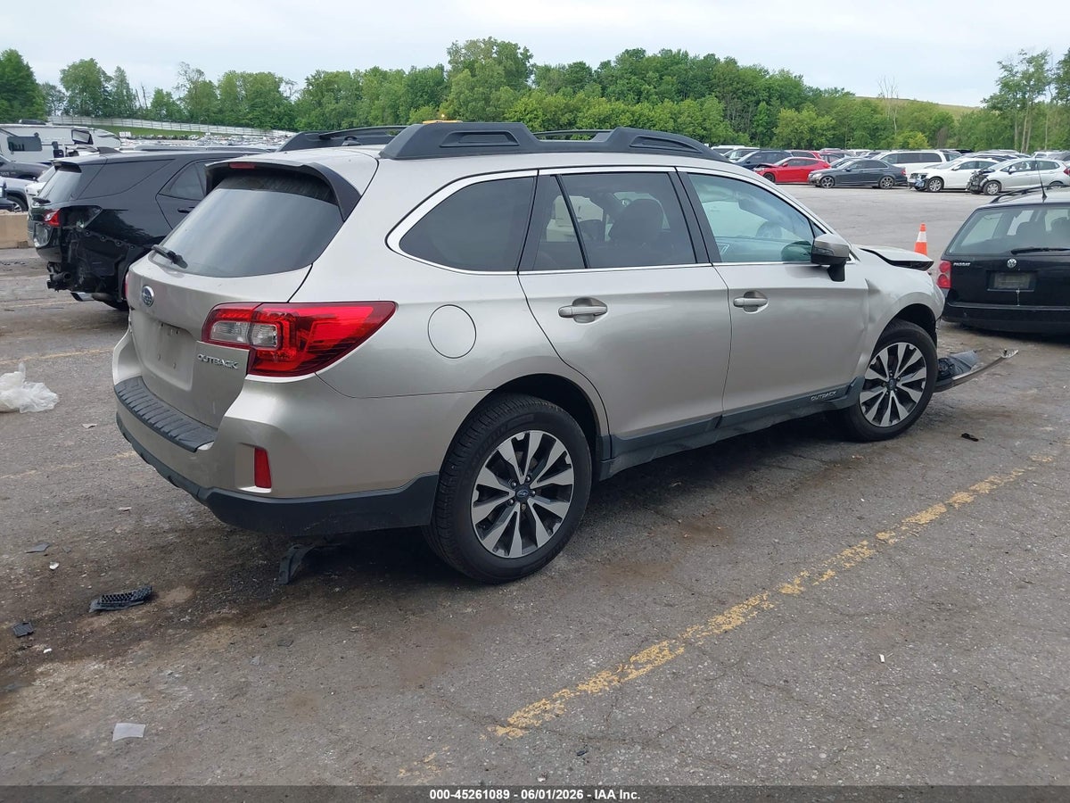 2015 SUBARU OUTBACK 2.5I LIMITED — снимка 4