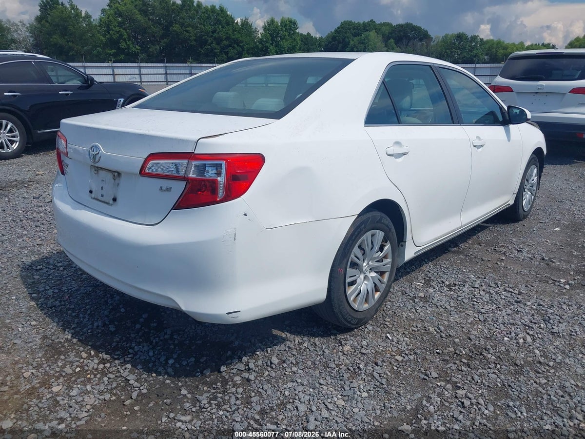 2012 TOYOTA CAMRY LE — снимка 4
