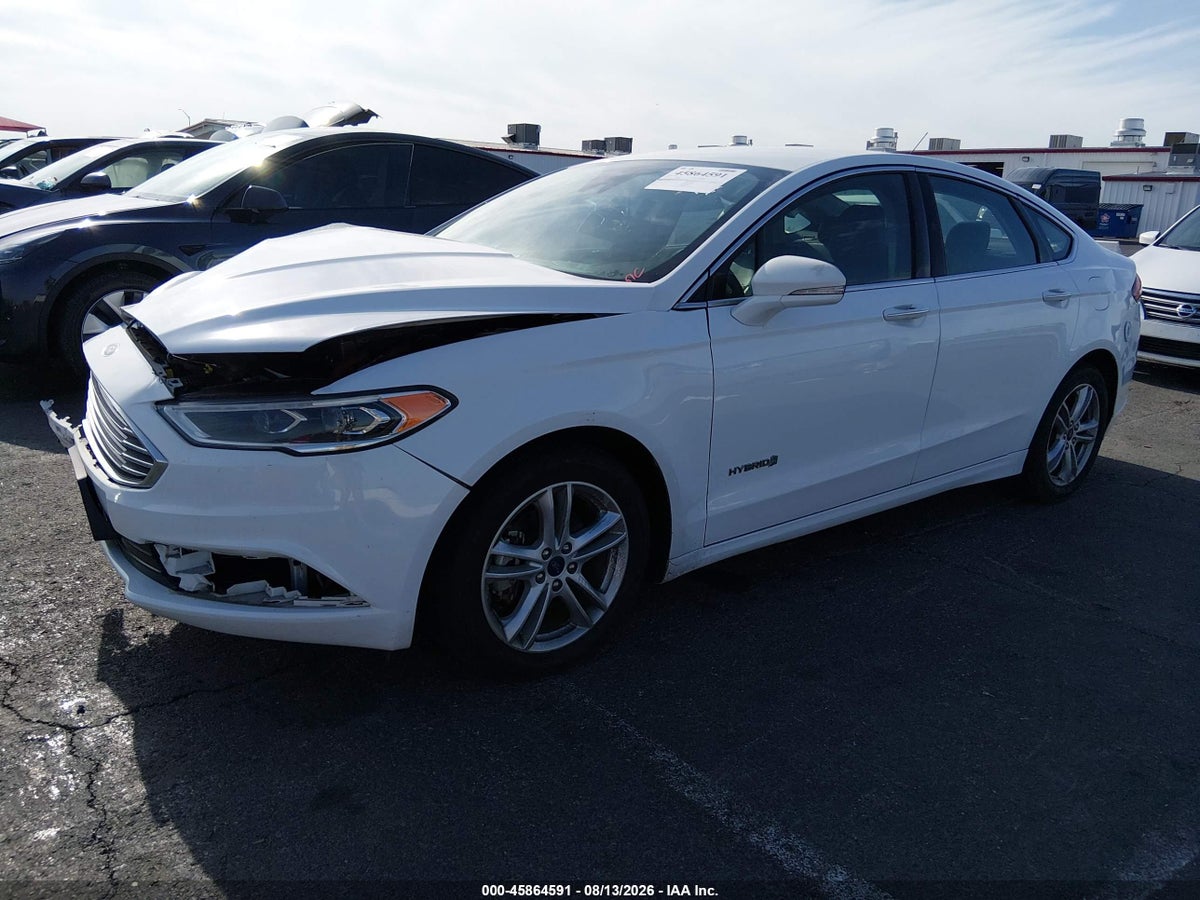 2018 FORD FUSION HYBRID SE — снимка 2