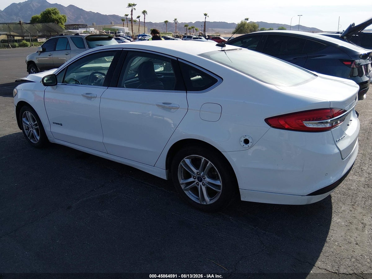 2018 FORD FUSION HYBRID SE — снимка 3