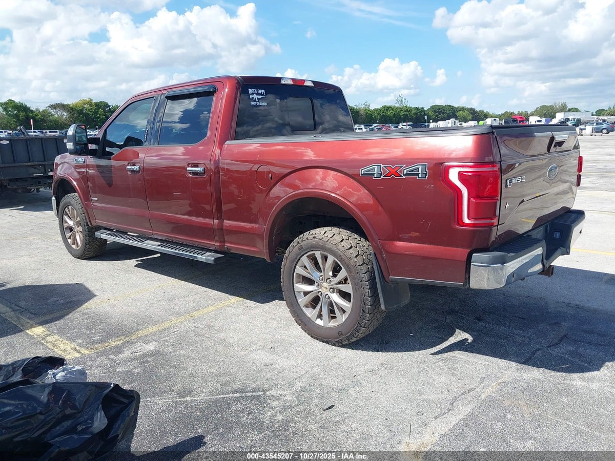 2016 FORD F-150 LARIAT — снимка 3