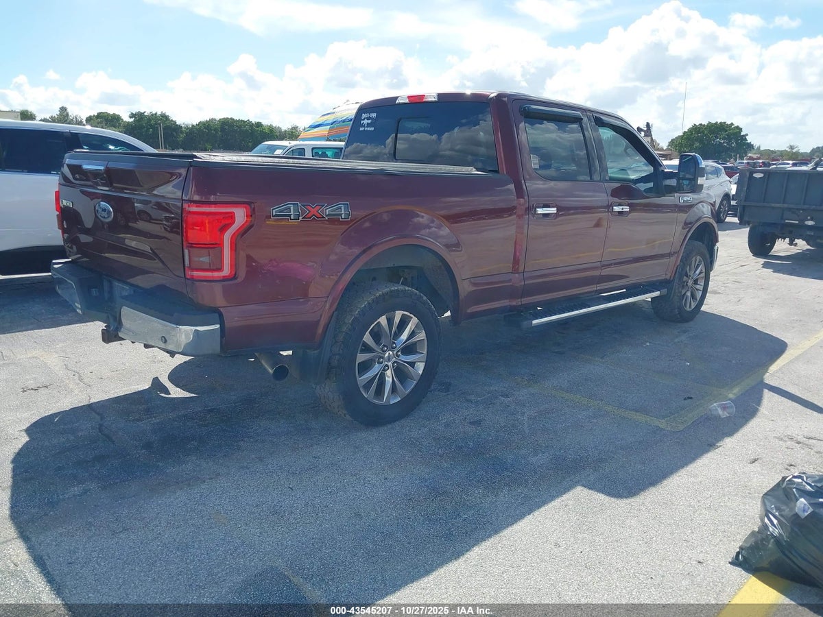 2016 FORD F-150 LARIAT — снимка 4