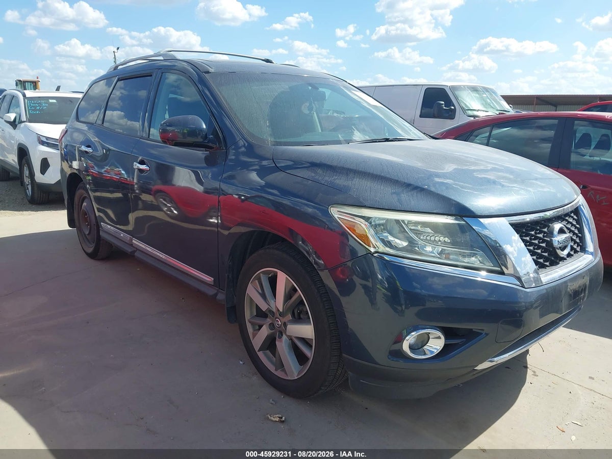 2014 NISSAN PATHFINDER PLATINUM