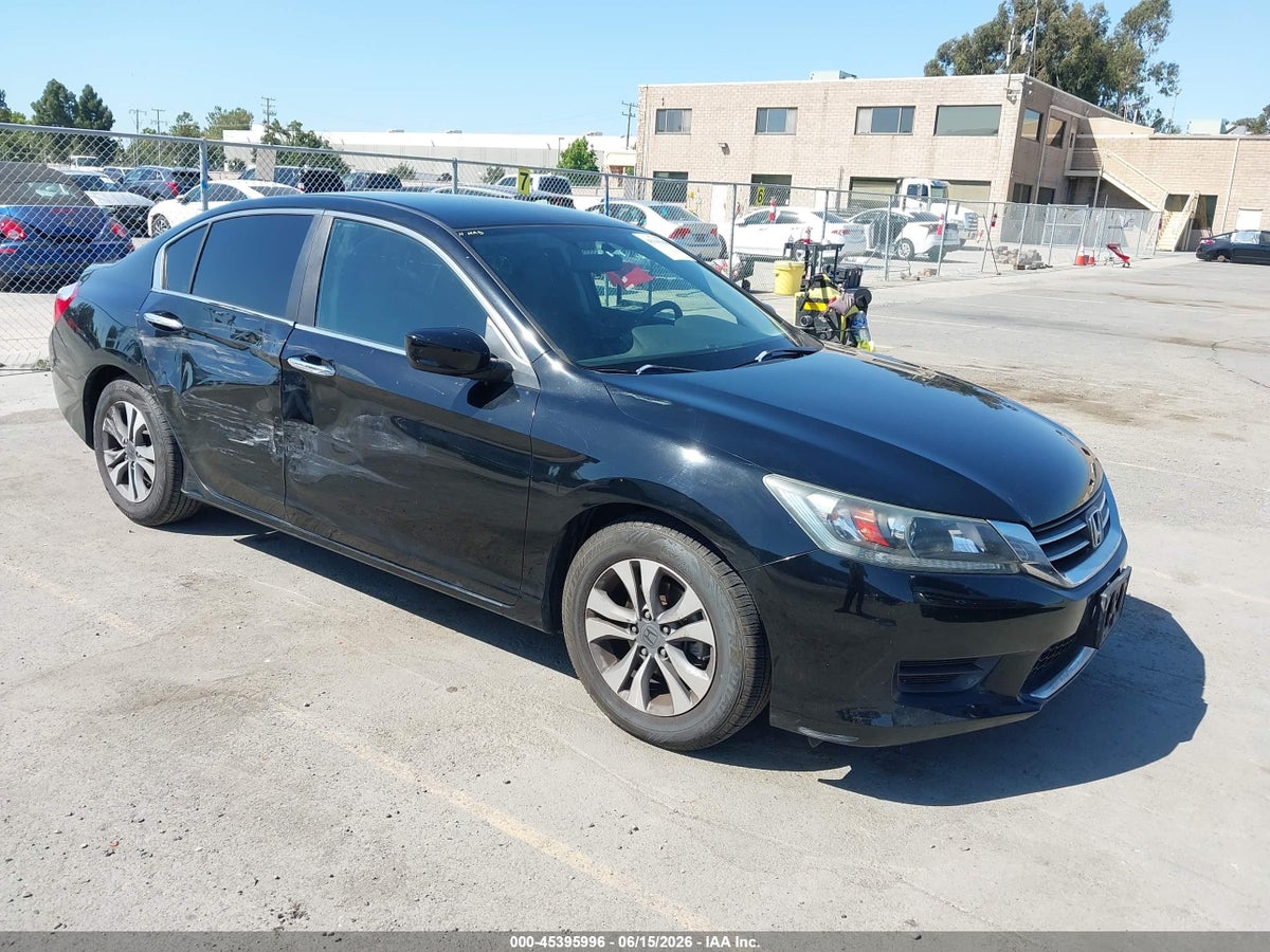 2015 HONDA ACCORD LX