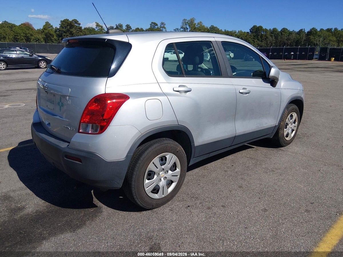 2016 CHEVROLET TRAX 1LS — снимка 4