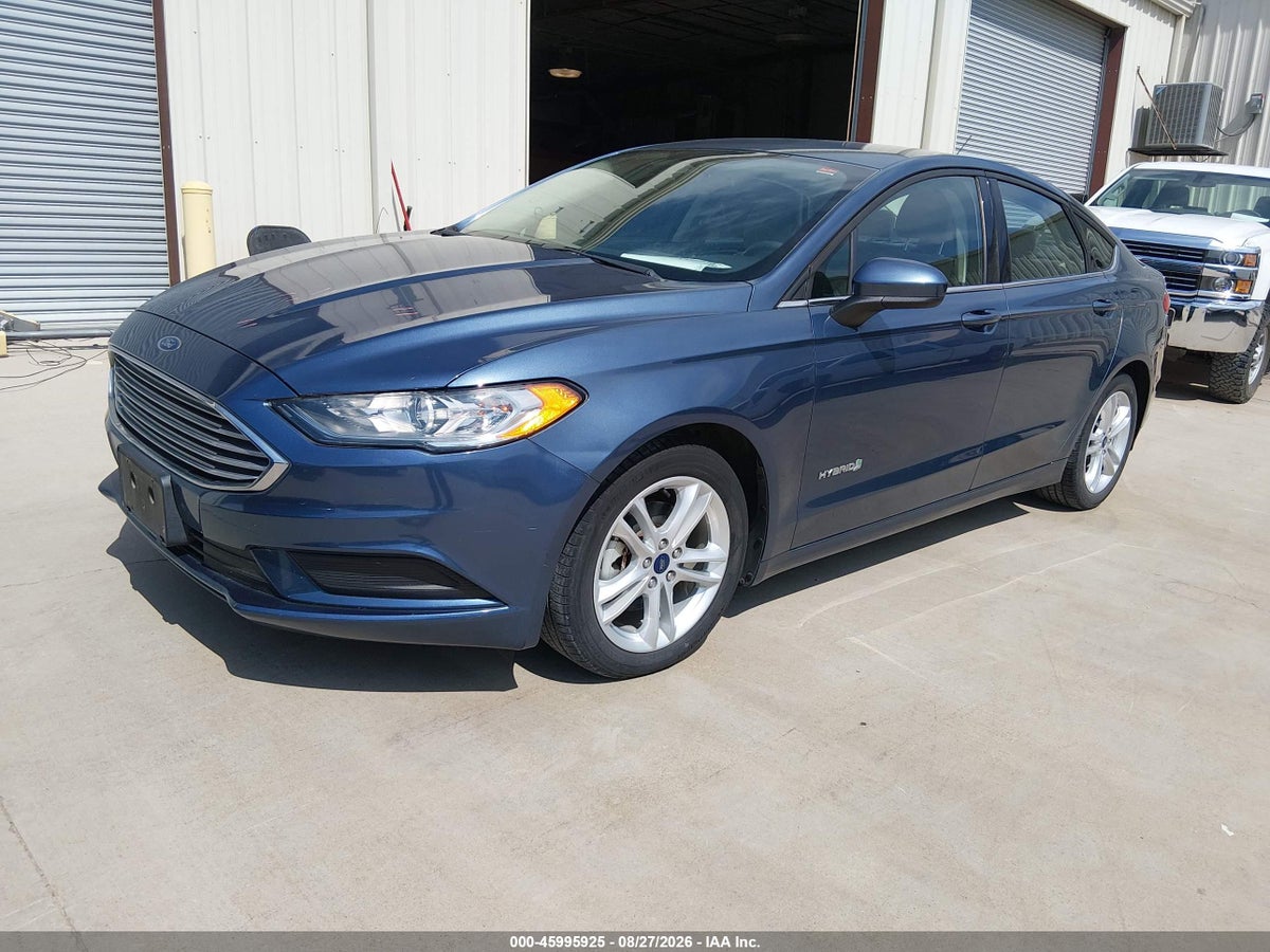 2018 FORD FUSION HYBRID S — снимка 2
