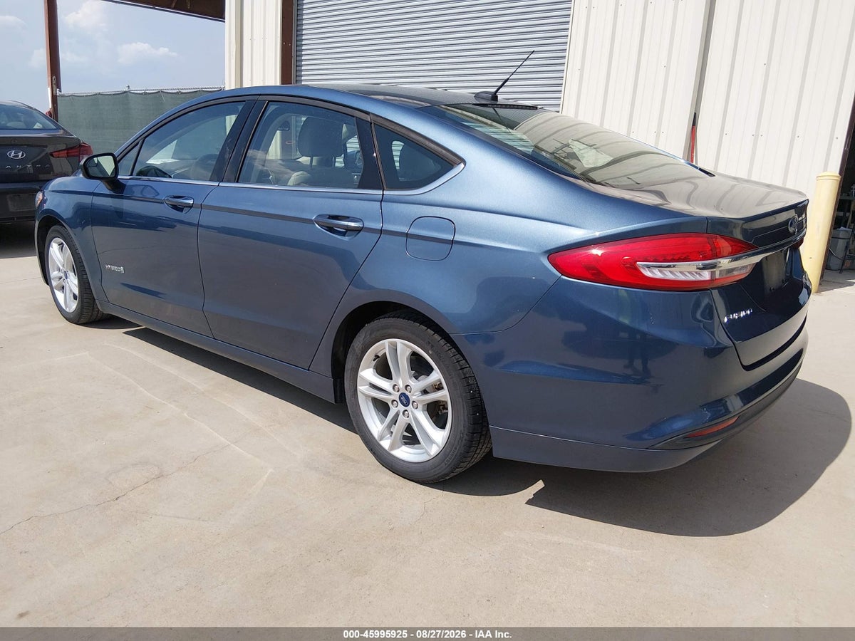 2018 FORD FUSION HYBRID S — снимка 3