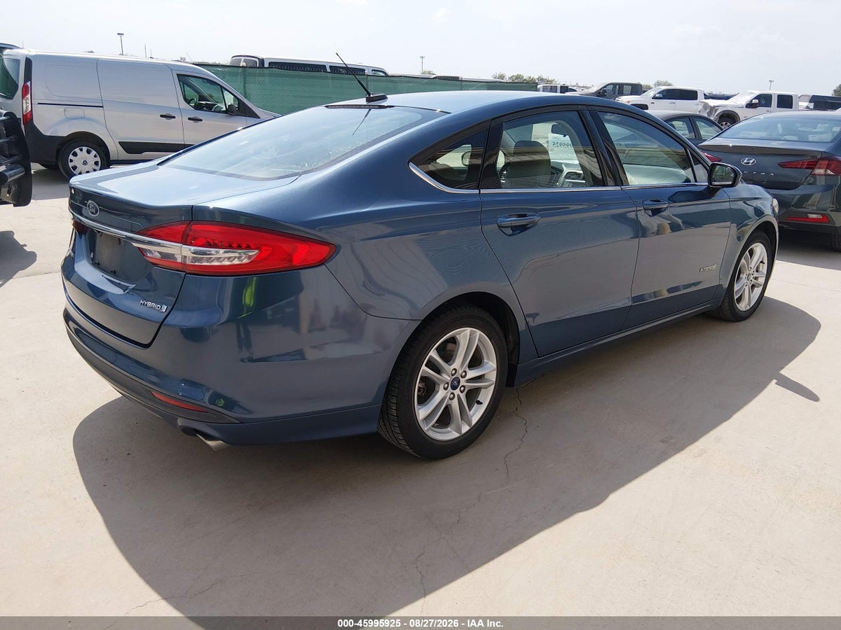 2018 FORD FUSION HYBRID S — снимка 4