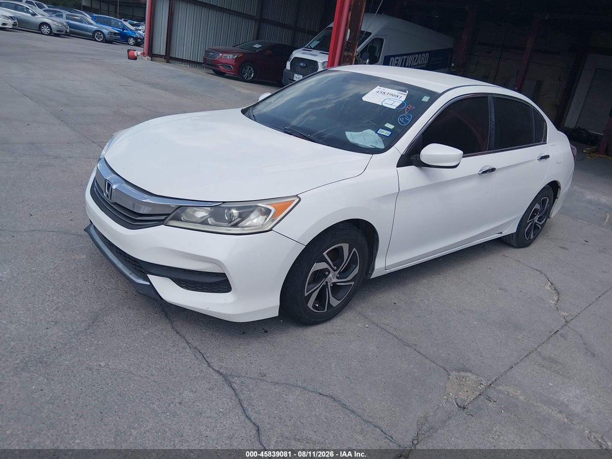 2016 HONDA ACCORD LX — снимка 2