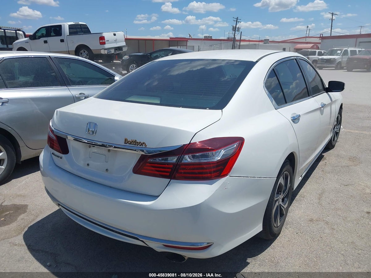 2016 HONDA ACCORD LX — снимка 4