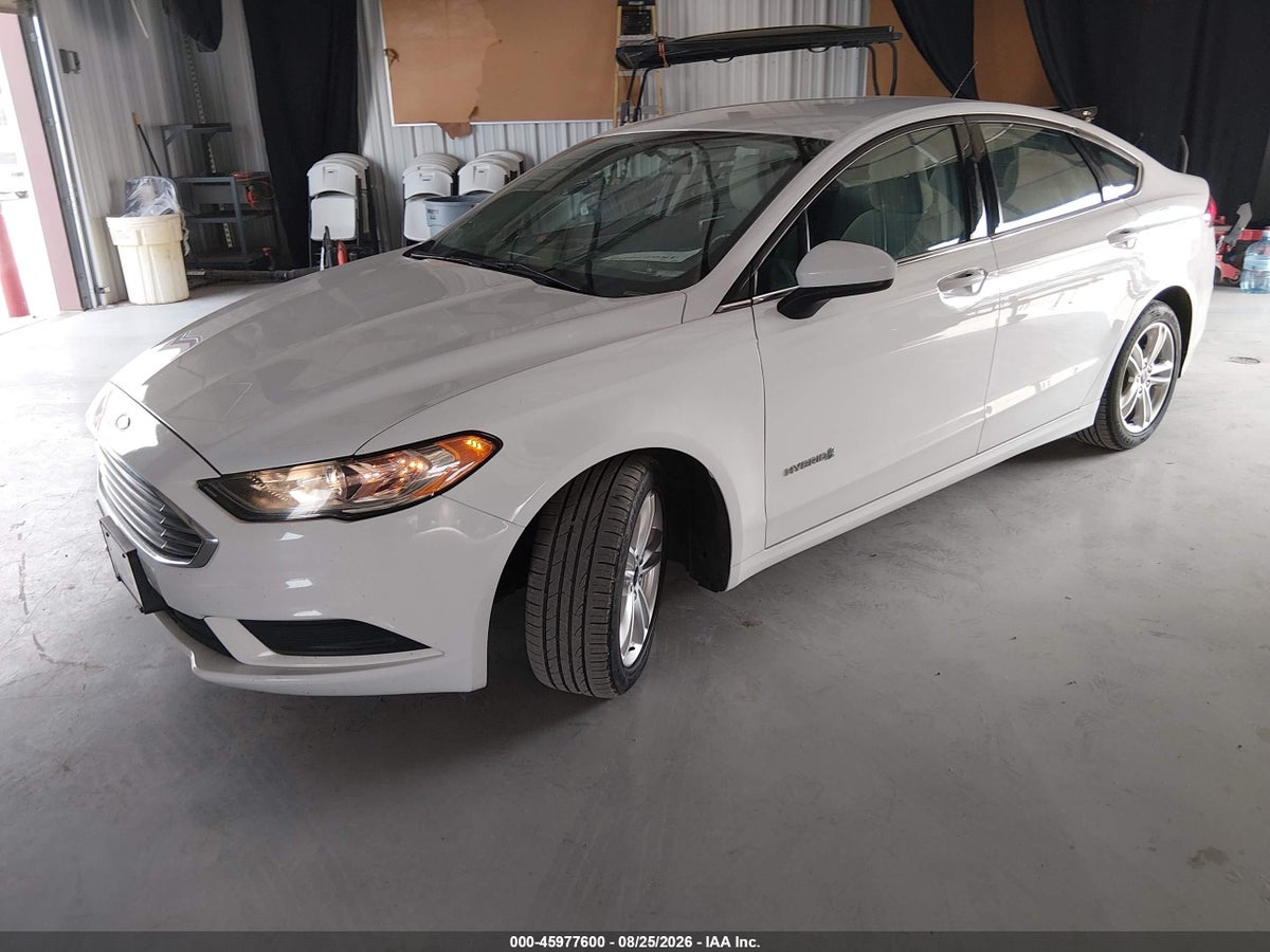 2018 FORD FUSION HYBRID S — снимка 2