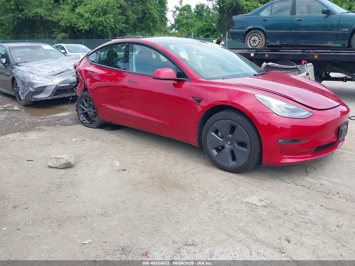 2022 TESLA MODEL 3 LONG RANGE DUAL MOTOR ALL-WHEEL DRIVE