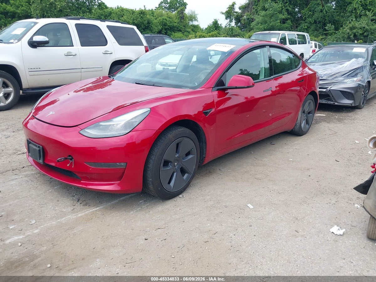 2022 TESLA MODEL 3 LONG RANGE DUAL MOTOR ALL-WHEEL DRIVE — снимка 2