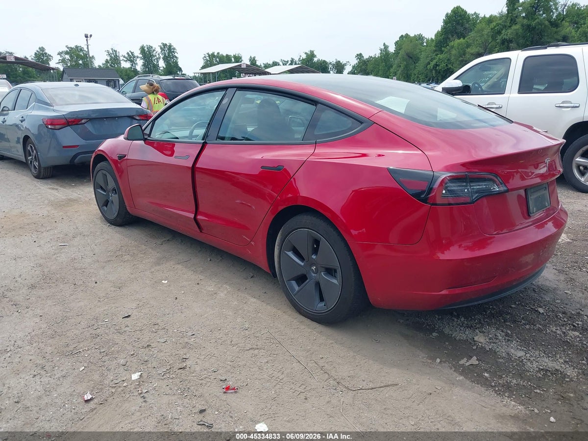 2022 TESLA MODEL 3 LONG RANGE DUAL MOTOR ALL-WHEEL DRIVE — снимка 3