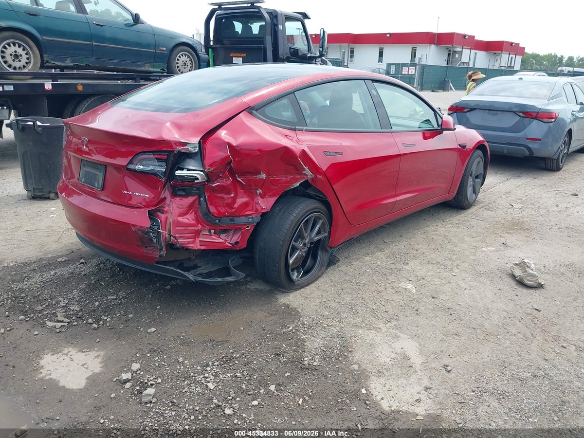2022 TESLA MODEL 3 LONG RANGE DUAL MOTOR ALL-WHEEL DRIVE — снимка 4