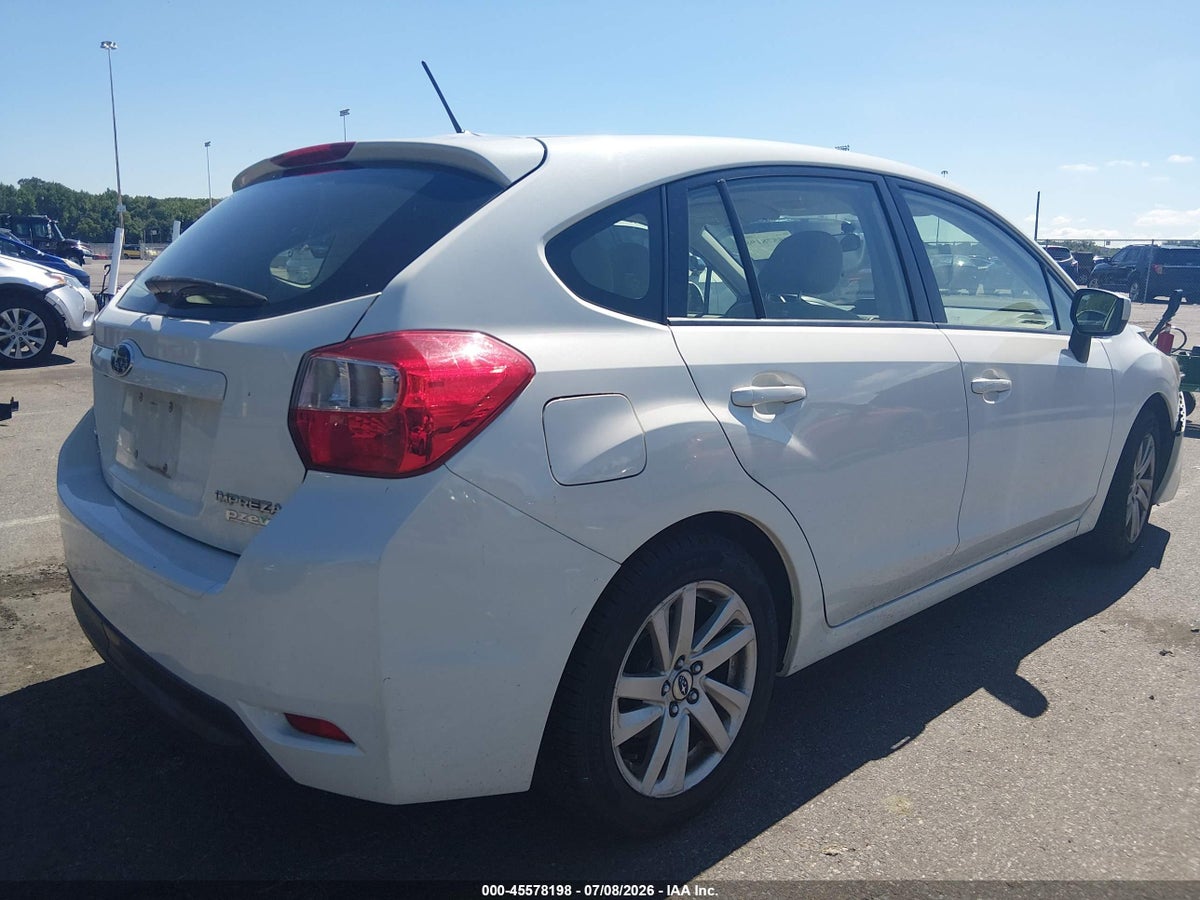 2015 SUBARU IMPREZA 2.0I PREMIUM — снимка 4