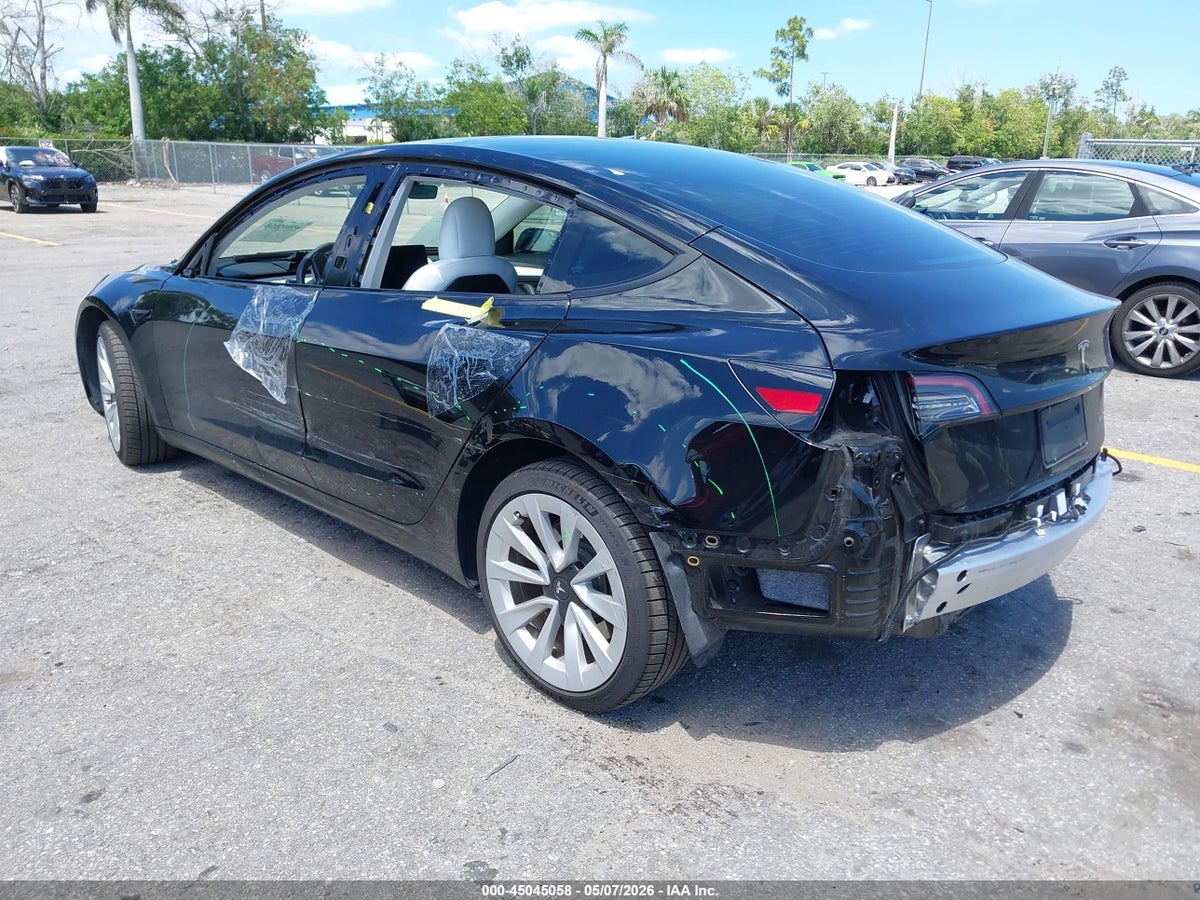 2022 TESLA MODEL 3 LONG RANGE DUAL MOTOR ALL-WHEEL DRIVE