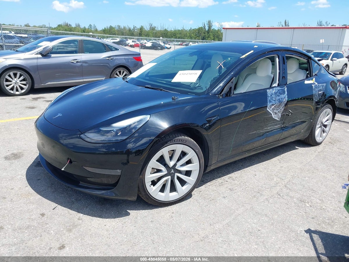 2022 TESLA MODEL 3 LONG RANGE DUAL MOTOR ALL-WHEEL DRIVE — снимка 2