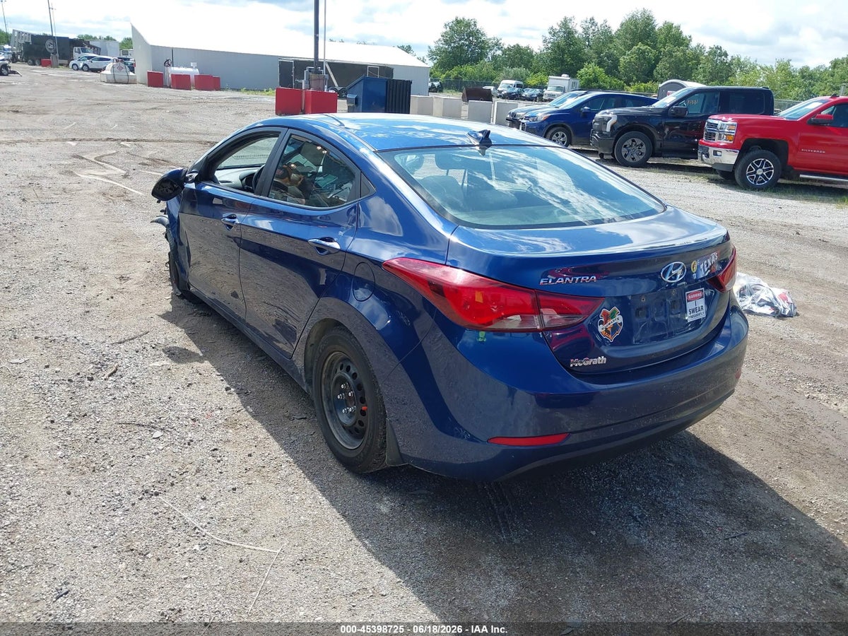 2016 HYUNDAI ELANTRA SE — снимка 3