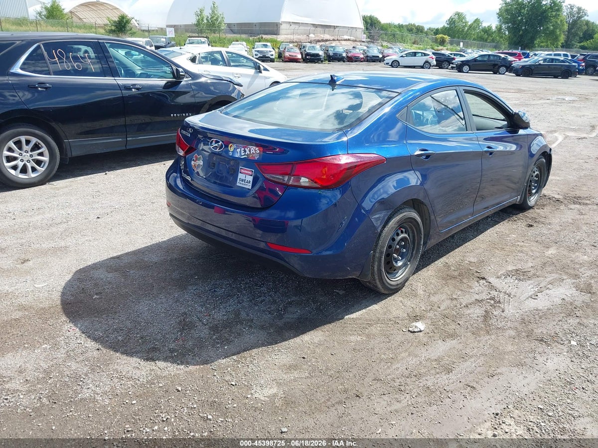 2016 HYUNDAI ELANTRA SE — снимка 4