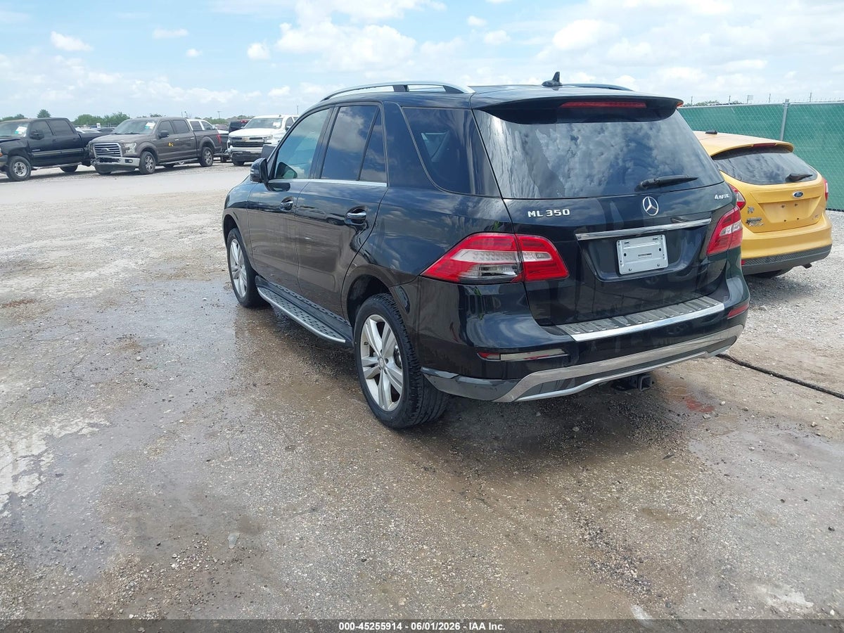 2015 MERCEDES-BENZ ML 350 4MATIC — снимка 3