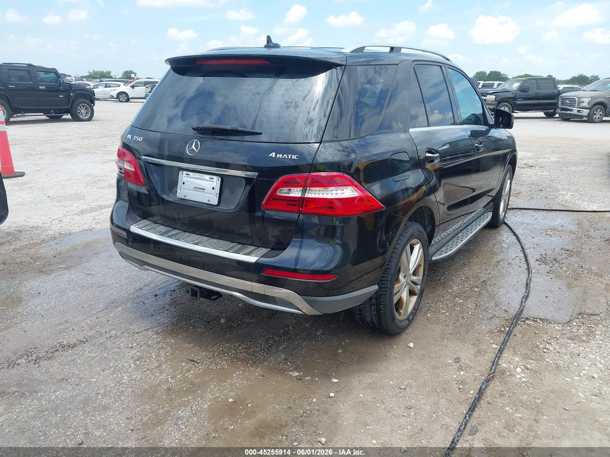 2015 MERCEDES-BENZ ML 350 4MATIC — снимка 4