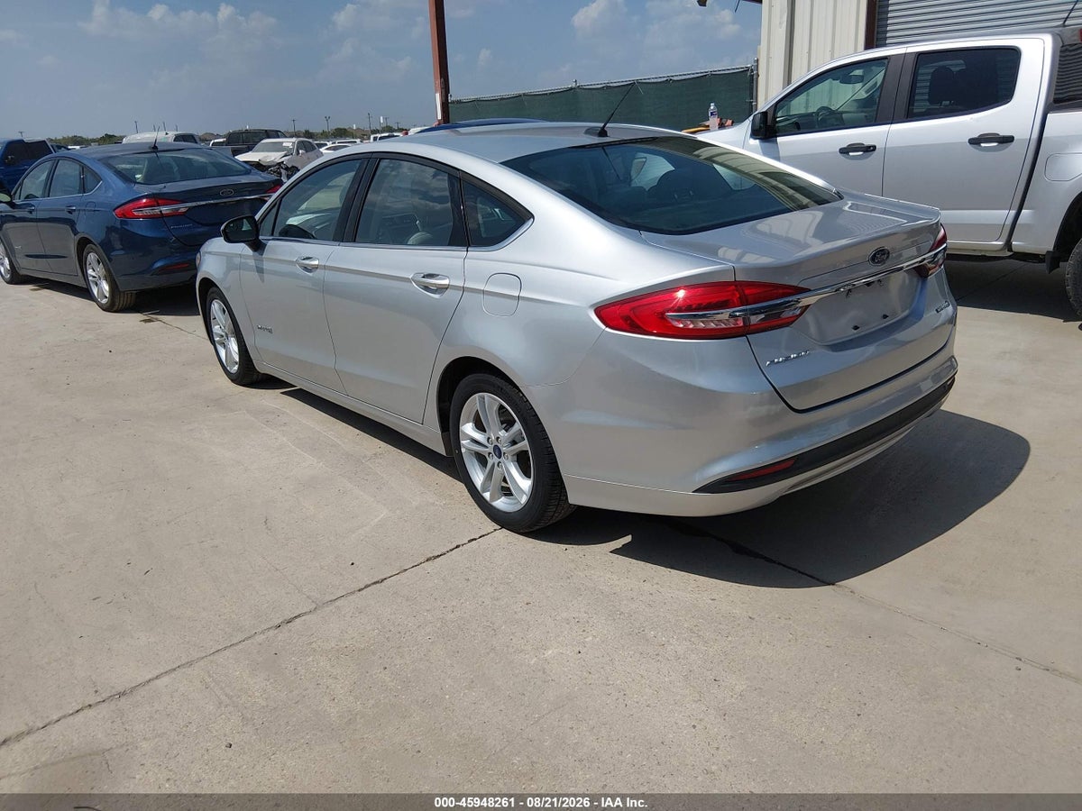 2018 FORD FUSION HYBRID S — снимка 3