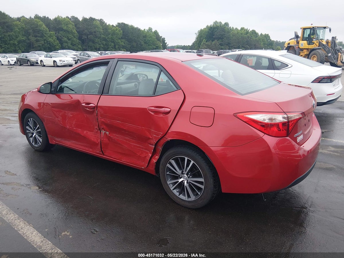 2017 TOYOTA COROLLA LE — снимка 3