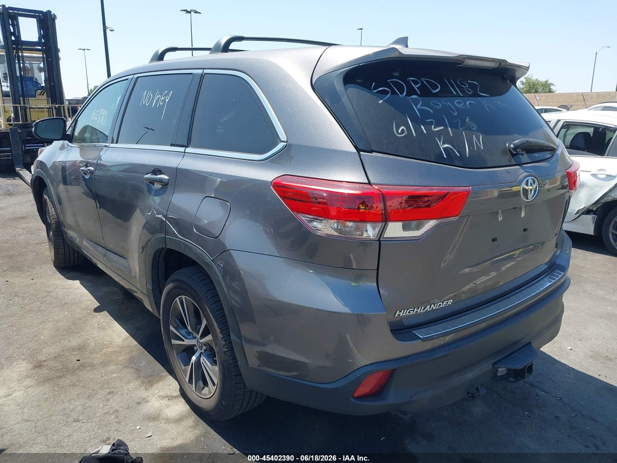 2018 TOYOTA HIGHLANDER LE PLUS — снимка 3