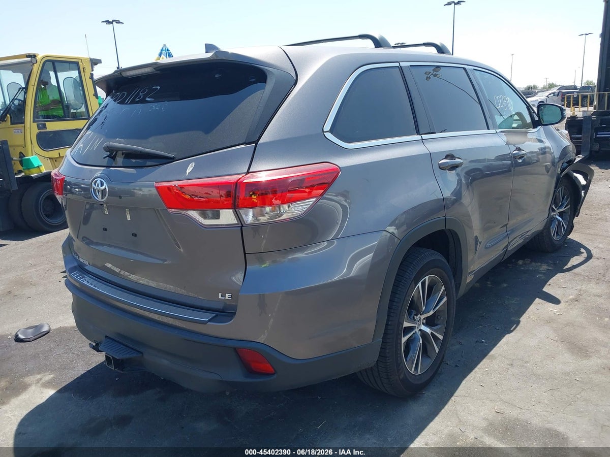 2018 TOYOTA HIGHLANDER LE PLUS — снимка 4