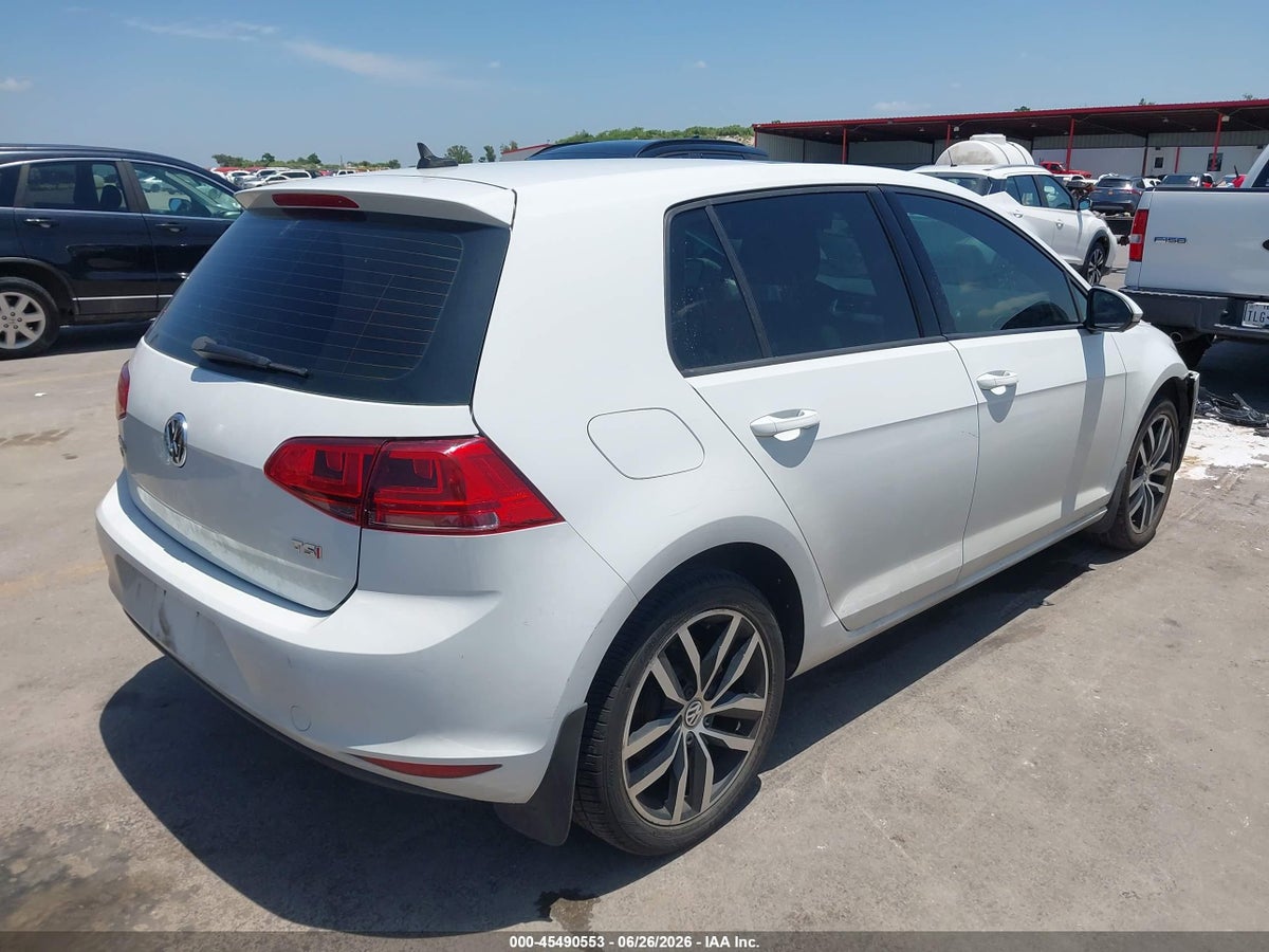 2016 VOLKSWAGEN GOLF TSI SE 4-DOOR — снимка 4
