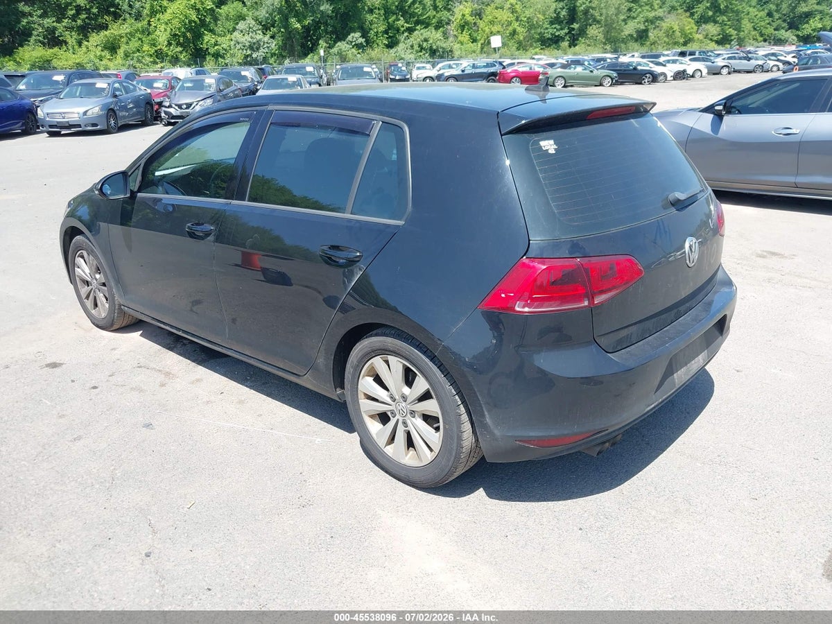 2015 VOLKSWAGEN GOLF TDI S 4-DOOR — снимка 3
