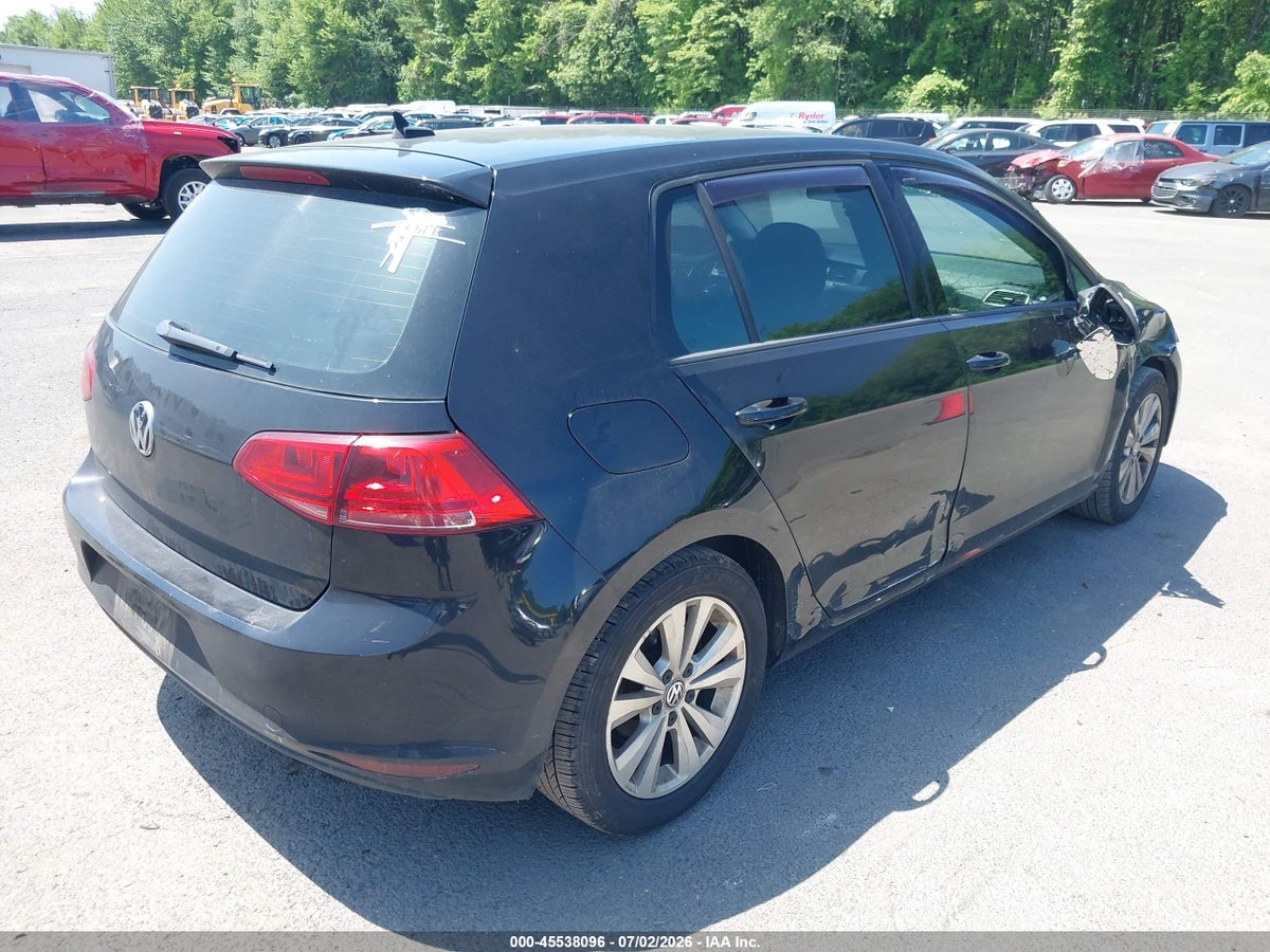 2015 VOLKSWAGEN GOLF TDI S 4-DOOR — снимка 4