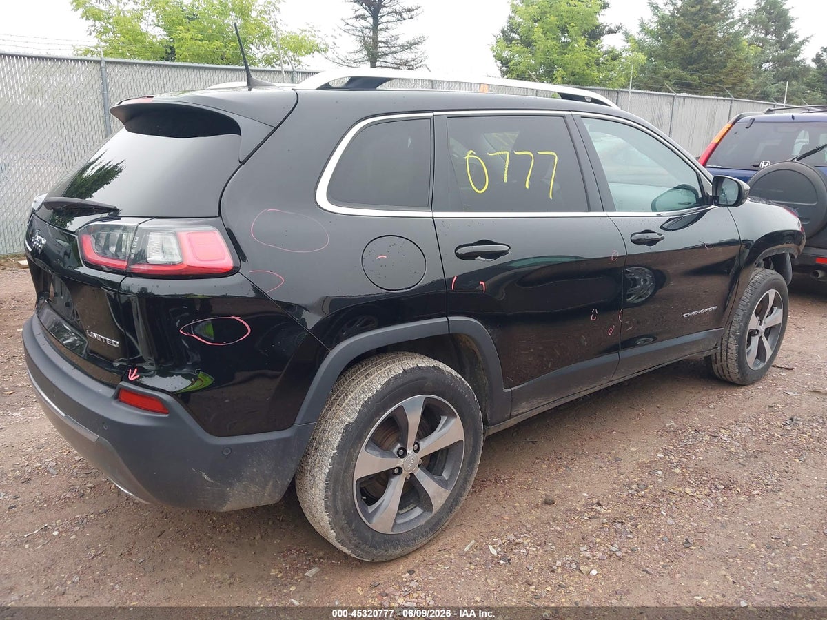 2019 JEEP CHEROKEE LIMITED 4X4 — снимка 4