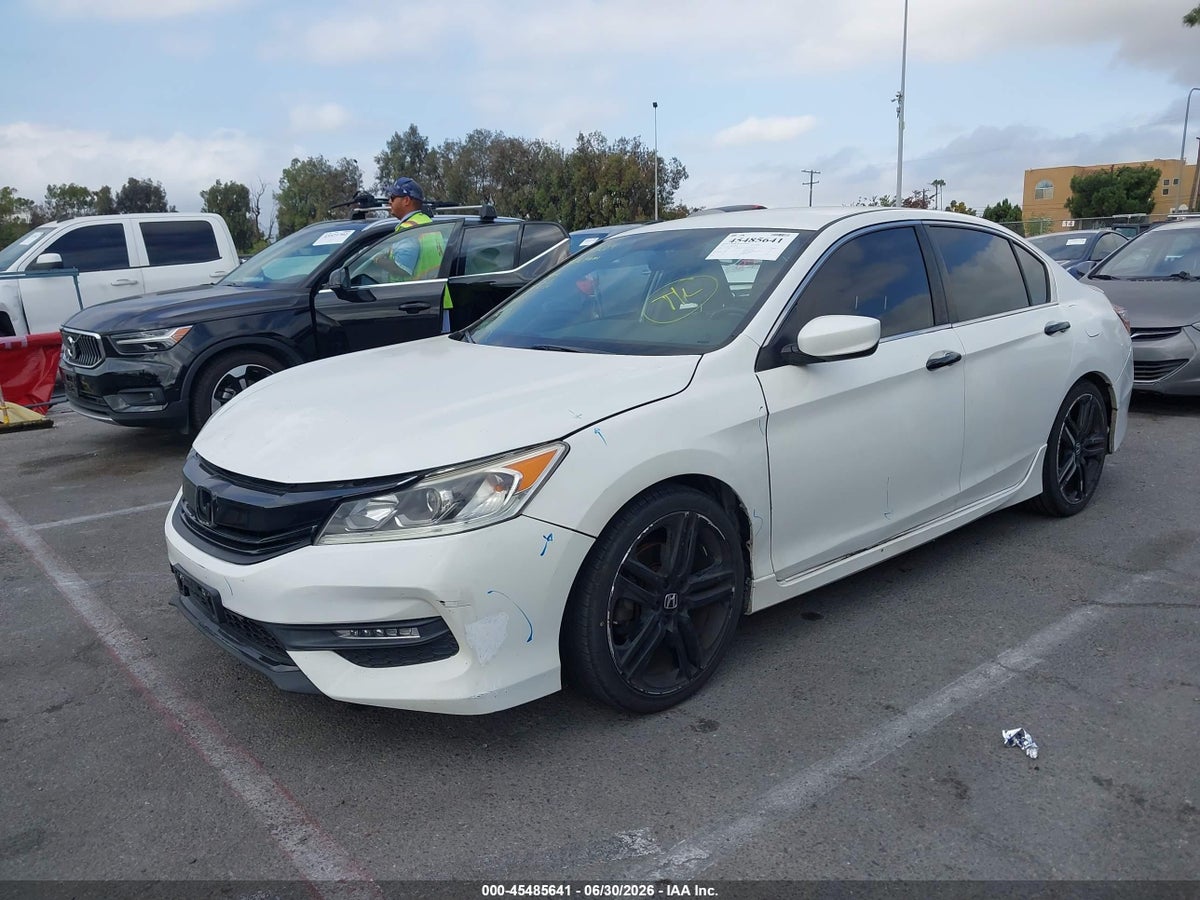 2017 HONDA ACCORD SPORT SE — снимка 2