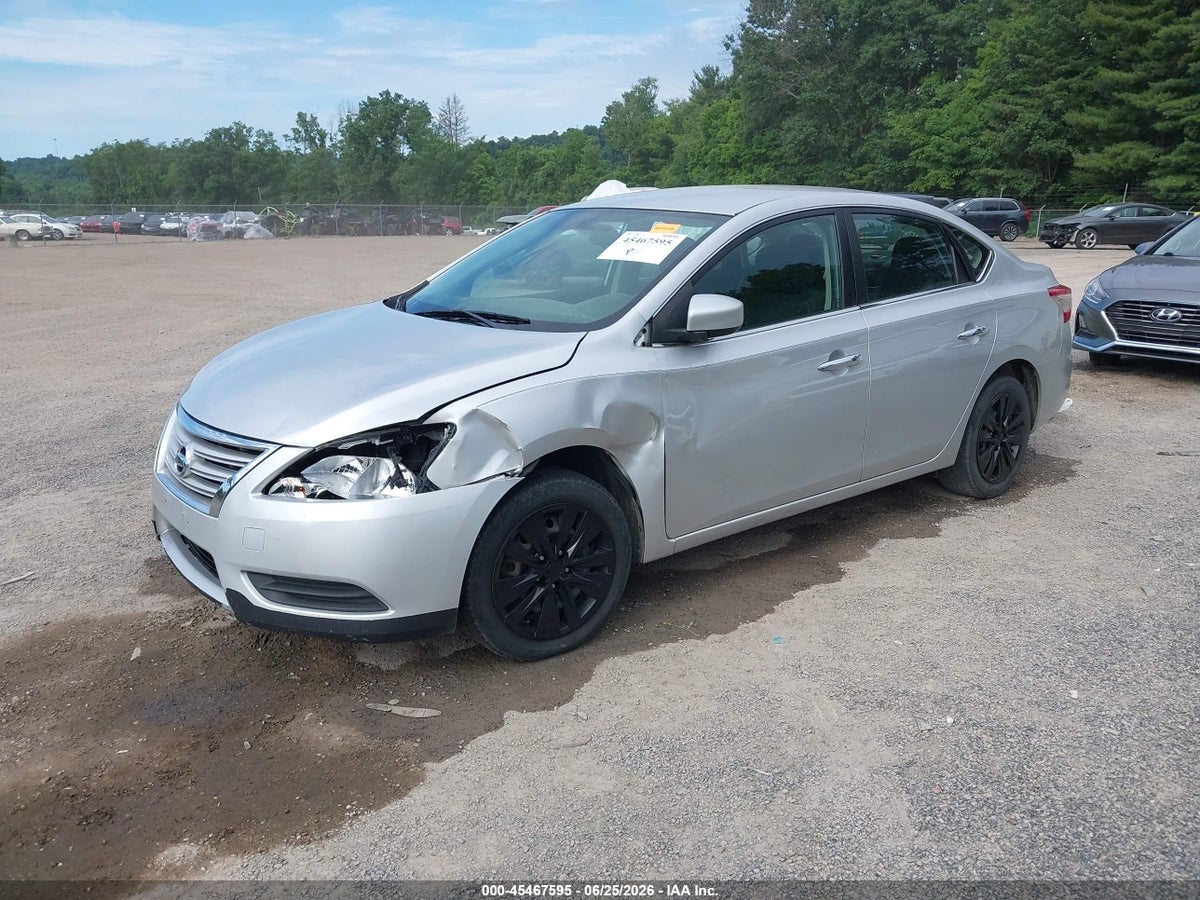 2015 NISSAN SENTRA FE+ S/S/SL/SR/SV — снимка 2