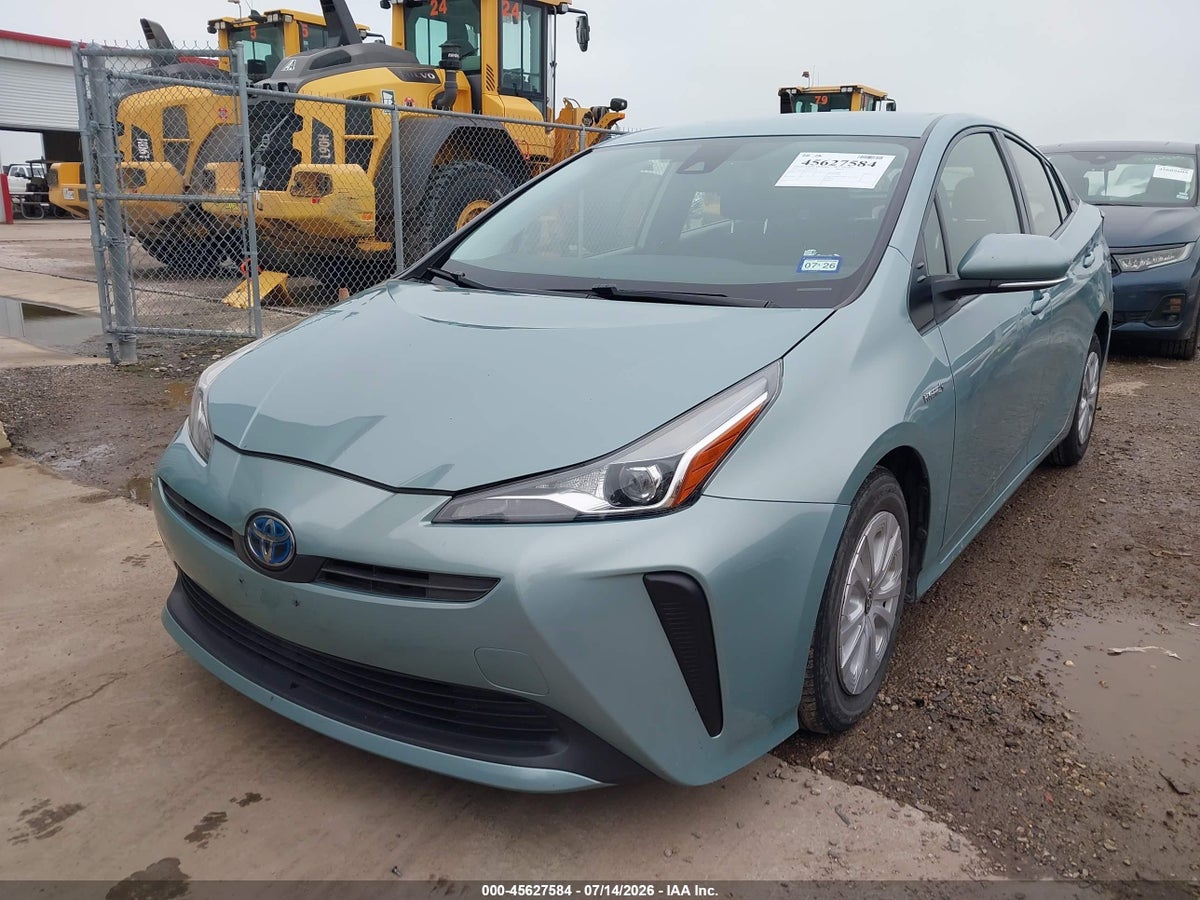 2021 TOYOTA PRIUS L ECO — снимка 2